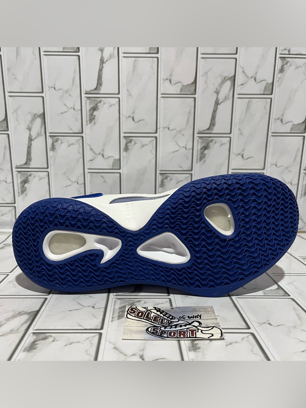 New Nike Zoom Hyperset 2 Volleyball Shoes White Royal Blue Gym Training Womens 9 - Picture 11 of 12
